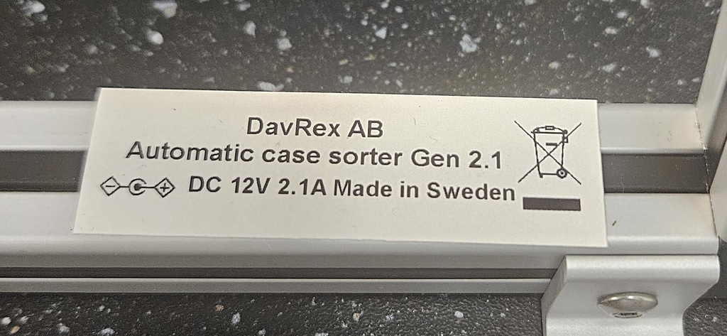 Automatic Case Sorter Gen 2.1